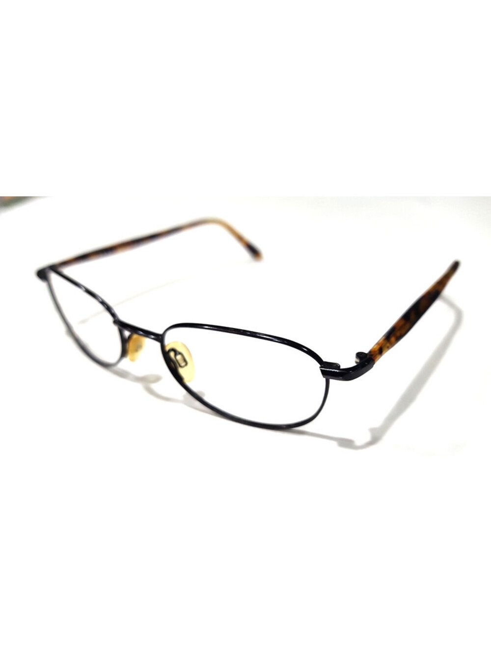 Serengeti 6741 Vtg Small Black Oval Sunglasses Frame Japan